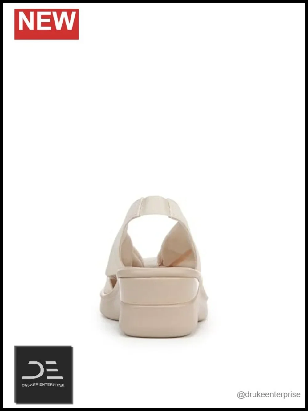 Women's Stretch Fabric Wedge Sandal Slingback Platform
